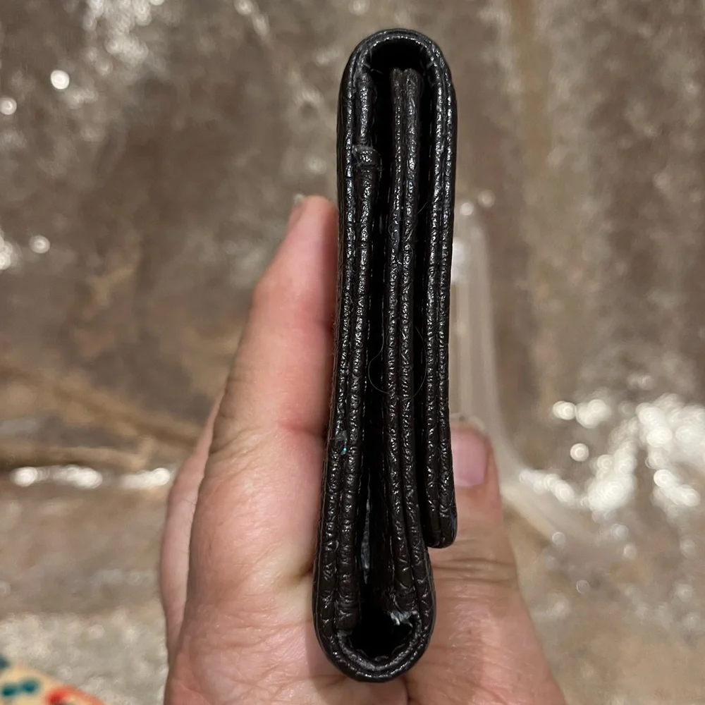 Coach Preloved Trifold Monogram Wallet - Picture 8 of 14